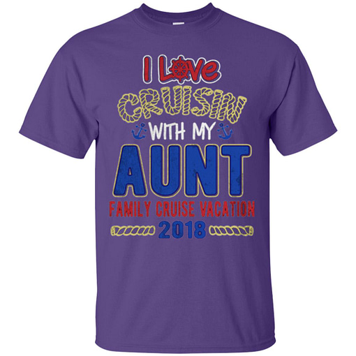 Inktee Store - I Love Cruising With My Aunt Cruise Shirt Family Vacation Men’s T-Shirt Image