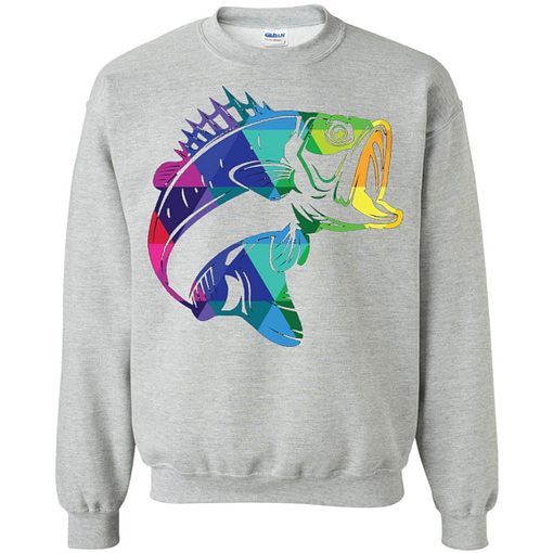 Inktee Store - Fishing For Bass Fisherman Fishing Gifts Sweatshirt Image
