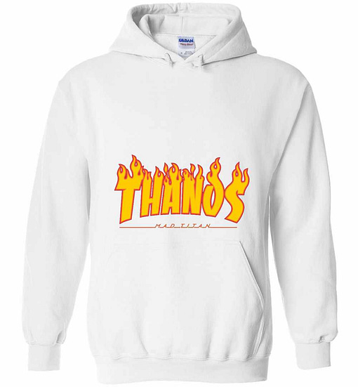 Inktee Store - Thanos Flame Hoodie Image