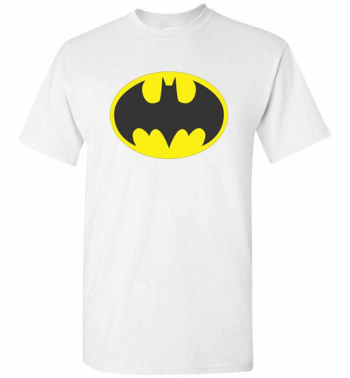 Inktee Store - Batman Symbol Bat Oval Logo Men'S T-Shirt Image