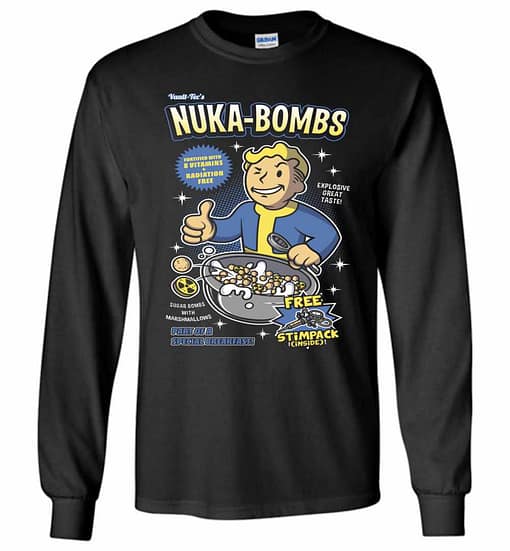 Inktee Store - Fallout 4 Nuka Bombs Long Sleeve T-Shirt Image