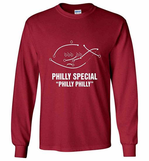 Inktee Store - Philly Special Eagles Long Sleeve T-Shirt Image