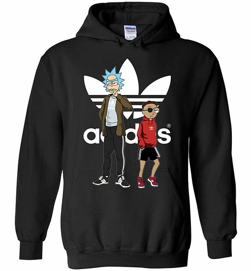 Inktee Store - Rick And Morty Adidas Hoodies Image