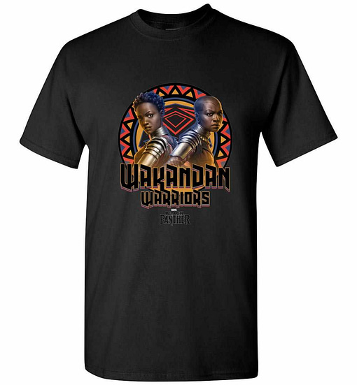 Inktee Store - Marvel Black Panther Movie Warrior Circle Graphic Men'S T-Shirt Image