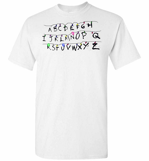 Inktee Store - Stranger Things Abc Men'S T-Shirt Image