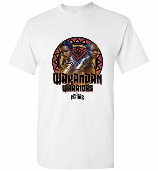 Inktee Store - Marvel Black Panther Movie Warrior Circle Graphic Men'S T-Shirt Image