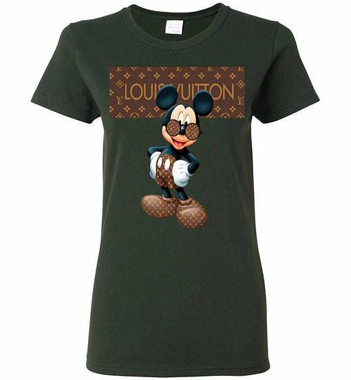 Louis Vuitton Stripe Mickey Mouse Stay Stylish Women’s T-Shirt