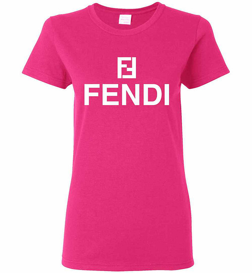 Inktee Store - Fendi Logo Women'S T-Shirt Image