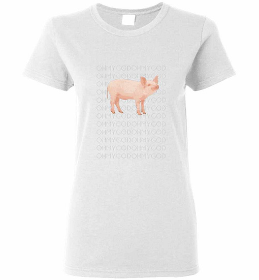 Inktee Store - Shane Dawson Oh My God Pig Women'S T-Shirt Image