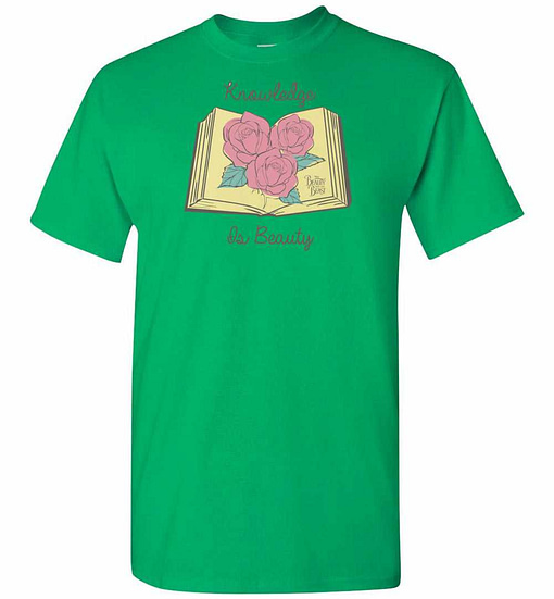 Inktee Store - Disney Beauty The Beast Knowledge Beauty Graphic Men'S T-Shirt Image