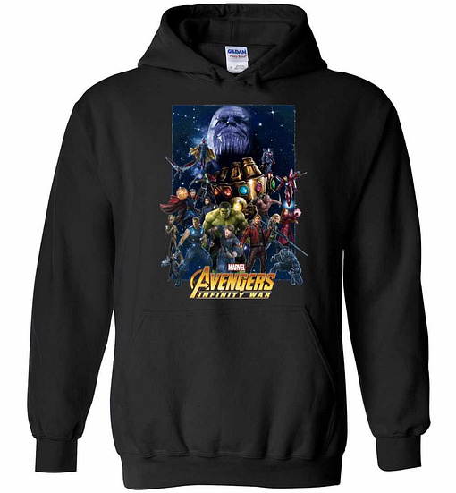 Inktee Store - Marvel Avengers Infinity War Team Assemble Hoodie Image