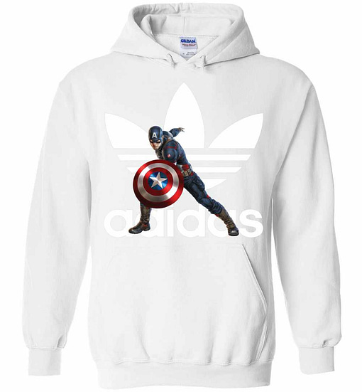 Inktee Store - Adidas Captain America Hoodie Image