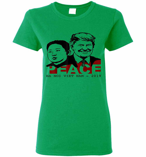 Inktee Store - D. Trump Meet Kim Jong Un For Peace 2019 Women'S T-Shirt Image