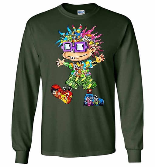 Inktee Store - The 90S All Character Chuckie Finster Long Sleeve T-Shirt Image