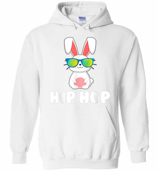 Inktee Store - Hip Hop Bunny With Sunglasses Cute Easter Hoodies Image