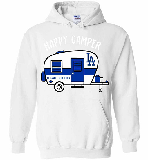 Inktee Store - Los Angeles Dodgers Happy Camper Hoodies Image