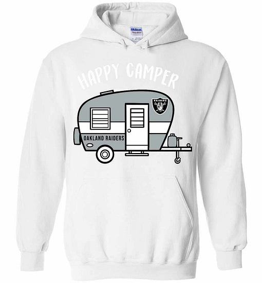 Inktee Store - Oakland Raiders Happy Camper Hoodies Image