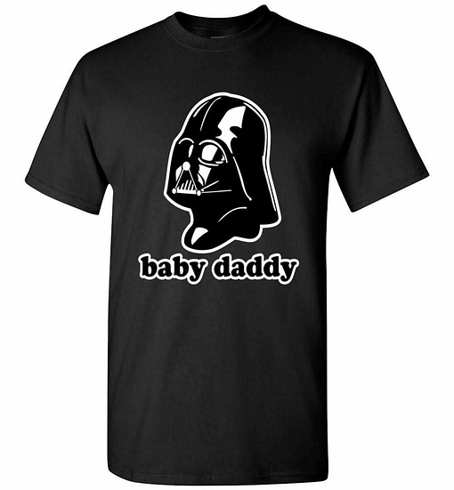 Inktee Store - Darth Vader Baby Daddy Men'S T-Shirt Image