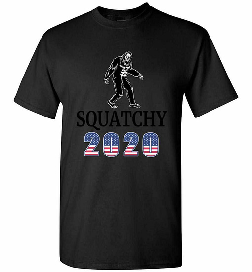 Inktee Store - Funny Sasquatch Political Campaign Bigfoot Men'S T-Shirt Image