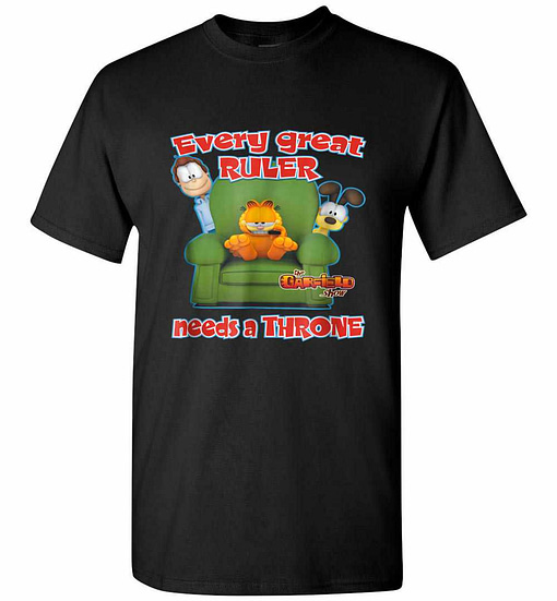 Inktee Store - Garfield Throne Men'S T-Shirt Image