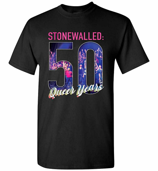 Inktee Store - Stone Walled 50 Queer Years Men'S T-Shirt Image