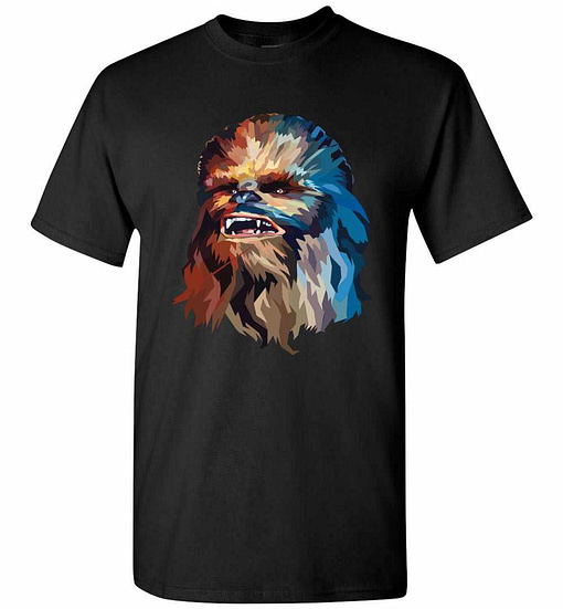 Inktee Store - Star Wars Polygon Chewy Men'S T-Shirt Image
