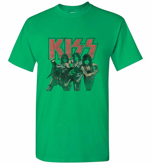 Inktee Store - Kiss - Shout It Out Loud Portrait Men'S T-Shirt Image