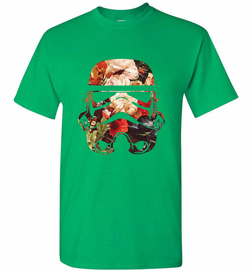 Inktee Store - Star Wars Floral Print Stormtrooper Men'S T-Shirt Image