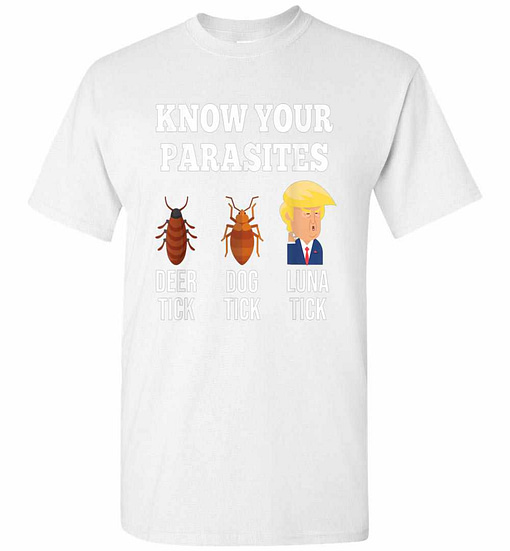 Inktee Store - Know Your Parasites Antitrump Funny Luna Tick Af Resist Men'S T-Shirt Image