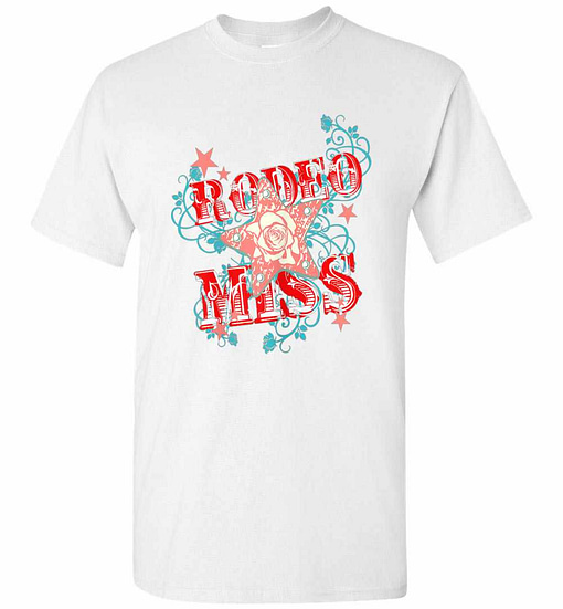 Inktee Store - Rodeo Miss Horse Lover Racing Mother'S Day Men'S T-Shirt Image