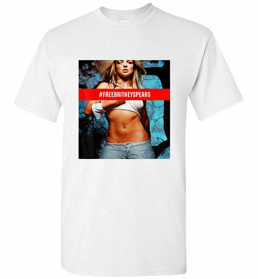 Inktee Store - Hashtag Free Britney Men'S T-Shirt Image