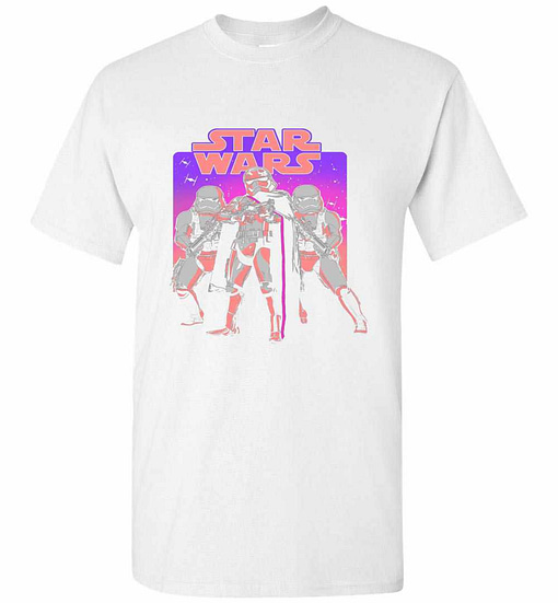 Inktee Store - Star Wars Neon Captain Phasma Men'S T-Shirt Image