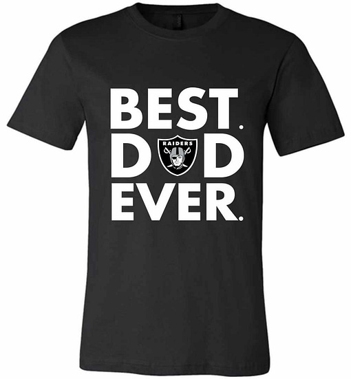 Inktee Store - Best Father'S Day Oakland Raiders Dad Premium T-Shirt Image