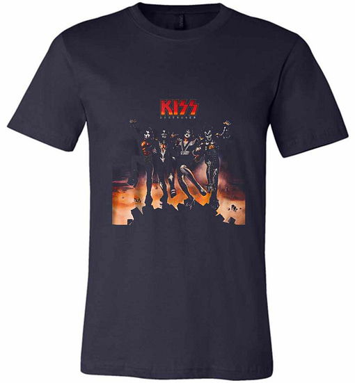 Inktee Store - Kiss - 1976 Destroyer Premium T-Shirt Image