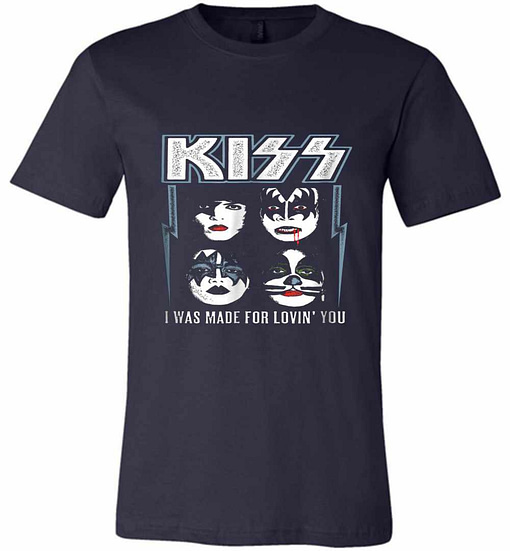 Inktee Store - Kiss - I Was Made For Loving You Premium T-Shirt Image