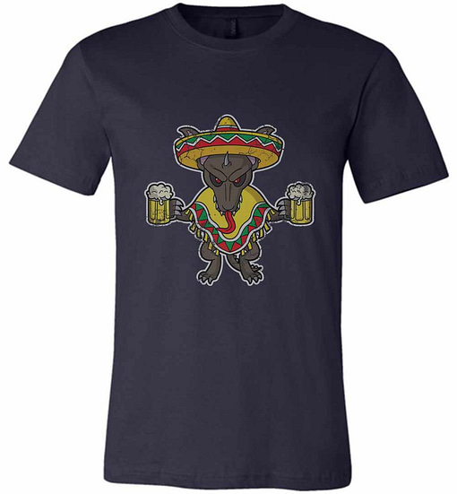 Inktee Store - Cinco De Mayo Chupacabra Mexico Latino Premium T-Shirt Image