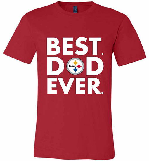 Inktee Store - Best Father'S Day Pittsburgh Steelers Dad Premium T-Shirt Image