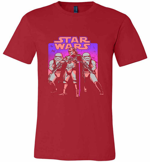 Inktee Store - Star Wars Neon Captain Phasma Premium T-Shirt Image