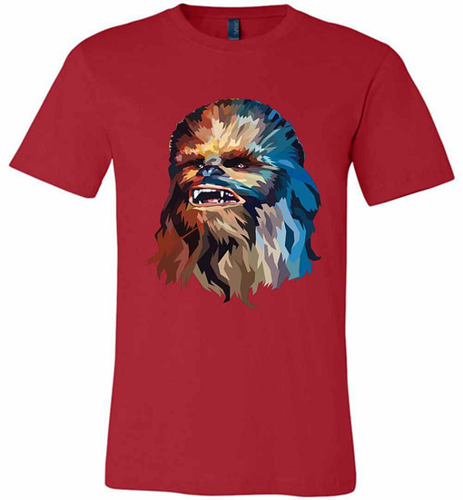 Inktee Store - Star Wars Polygon Chewy Premium T-Shirt Image