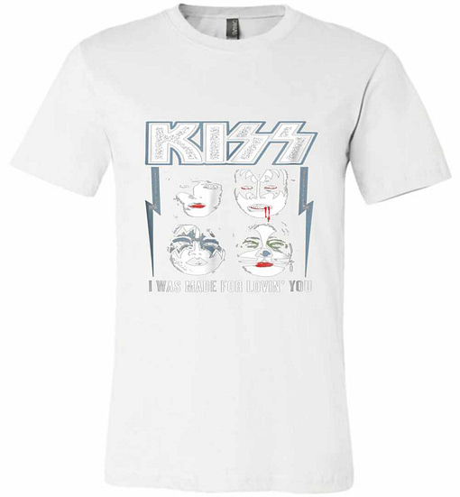 Inktee Store - Kiss - I Was Made For Loving You Premium T-Shirt Image