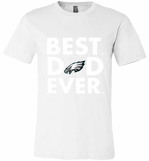 Inktee Store - Best Father'S Day Philadelphia Eagles Primary Dad Premium T-Shirt Image