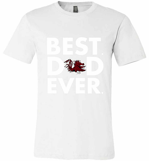 Inktee Store - Best Father'S Day South Carolina Gamecocks Dad Premium T-Shirt Image