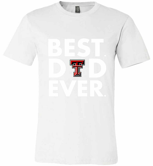 Inktee Store - Best Father'S Day Texas Tech Red Raiders Dad Premium T-Shirt Image