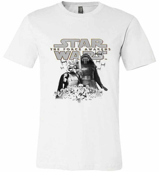 Inktee Store - Star Wars Force Awakens Sketch Premium T-Shirt Image