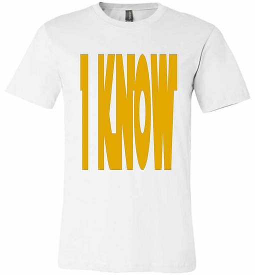 Inktee Store - Star Wars Han Solo I Know Mens Premium T-Shirt Image