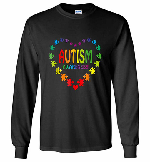 Inktee Store - World Autism Awareness 2 April 2019 Autism Cute Long Sleeve T-Shirt Image