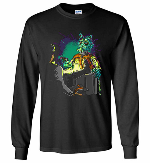 Inktee Store - Star Wars Han Or Greedo Long Sleeve T-Shirt Image
