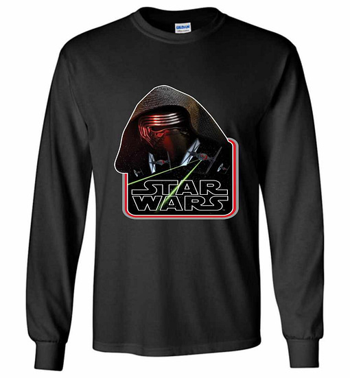 Inktee Store - Star Wars Kylo Ren Strikes Long Sleeve T-Shirt Image