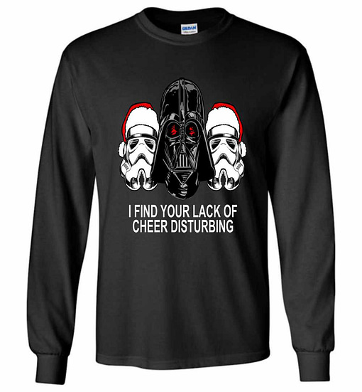 Inktee Store - Star Wars Lack Of Cheer Long Sleeve T-Shirt Image