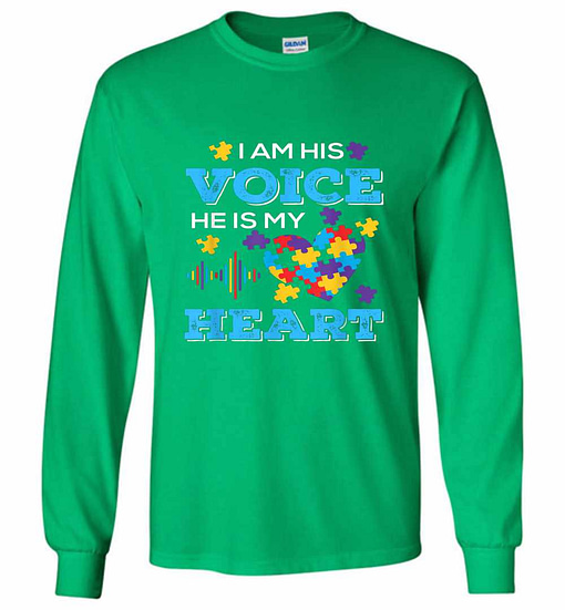 Inktee Store - Autism Awareness Autism Mom For Woman Long Sleeve T-Shirt Image